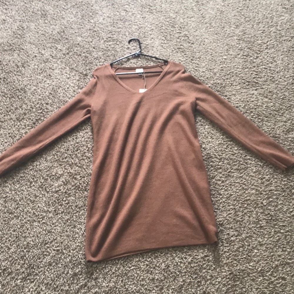 Tan sweater/dress